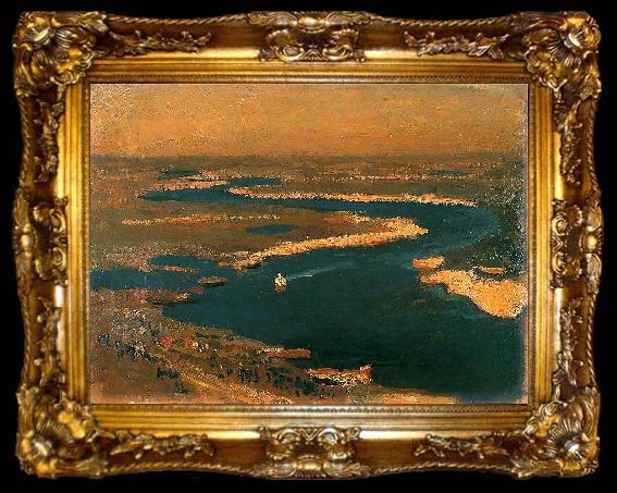 framed  SIBERECHTS, Jan Sapphire Dnieper, ta009-2